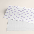 Lilac Seamless Pattern Paint Brush Strokes Wrapping Paper Gallery Image 2