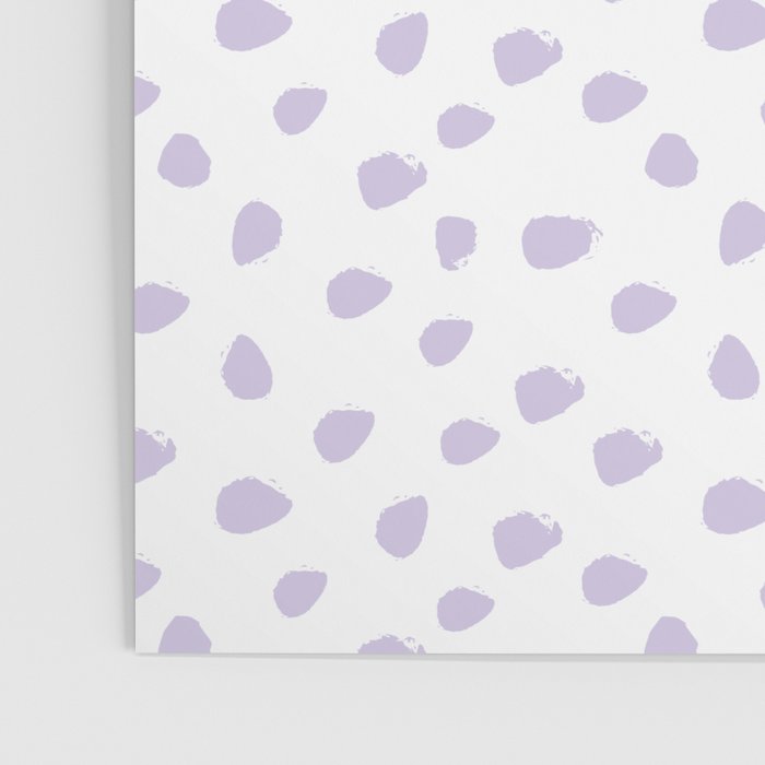 Lilac Seamless Pattern Paint Brush Strokes Poster Gallery Image 3