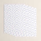 Lilac Seamless Pattern Paint Brush Strokes Wrapping Paper Gallery Image 3