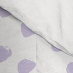 Lilac Seamless Pattern Paint Brush Strokes Comforter Gallery Image 4