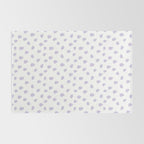 Lilac Seamless Pattern Paint Brush Strokes Rug Gallery Image 2