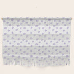 Lilac Seamless Pattern Paint Brush Strokes Wall Hanging Gallery Image 1