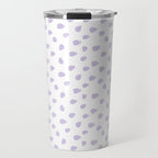 Lilac Seamless Pattern Paint Brush Strokes Travel Mug Gallery Image 1