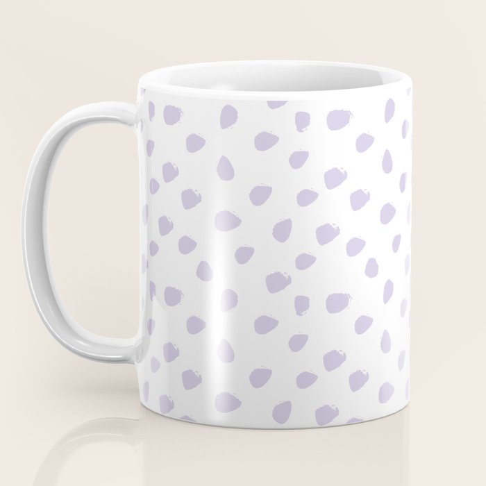 Lilac Seamless Pattern Paint Brush Strokes Coffee Mug Gallery Image 3