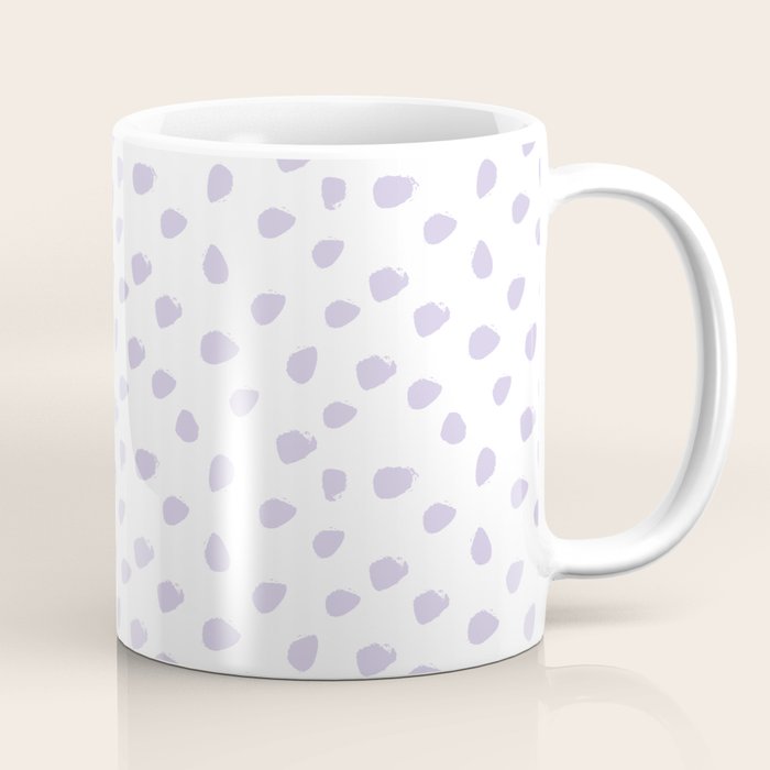 Lilac Seamless Pattern Paint Brush Strokes Coffee Mug Gallery Image 1
