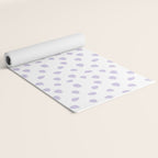 Lilac Seamless Pattern Paint Brush Strokes Yoga Mat Gallery Image 2