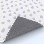 Lilac Seamless Pattern Paint Brush Strokes Rug Gallery Image 4