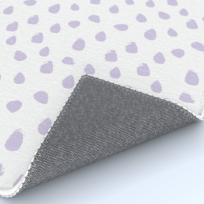 Lilac Seamless Pattern Paint Brush Strokes Rug Gallery Image 4