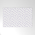 Lilac Seamless Pattern Paint Brush Strokes Welcome Mat Gallery Image 1