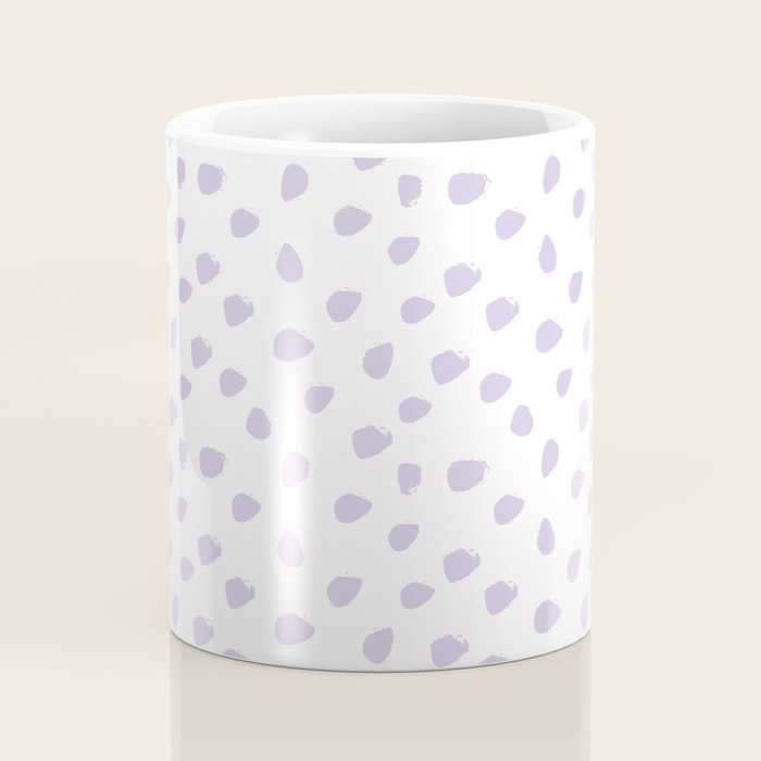 Lilac Seamless Pattern Paint Brush Strokes Coffee Mug Gallery Image 4