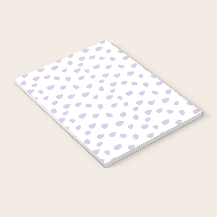 Lilac Seamless Pattern Paint Brush Strokes Notebook Gallery Image 3
