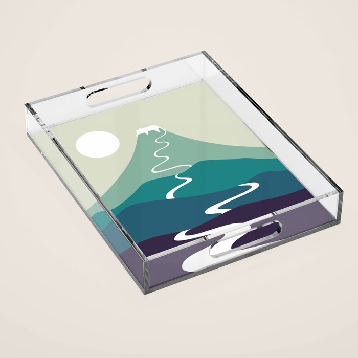 Cat Landscape 80 Acrylic Tray Gallery Image 1