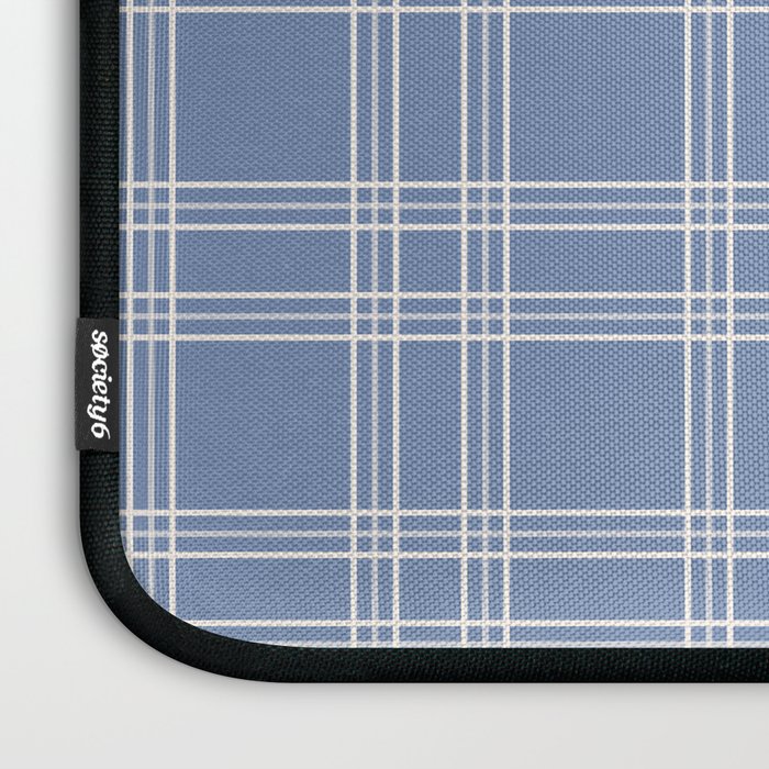 Blue Gingham Laptop Sleeve Gallery Image 3
