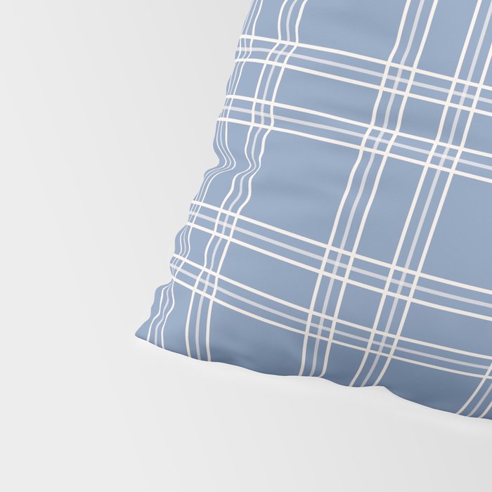 Blue Gingham Pillow Sham Gallery Image 4