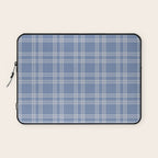 Blue Gingham Laptop Sleeve Gallery Image 1