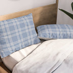 Blue Gingham Pillow Sham Gallery Image 2