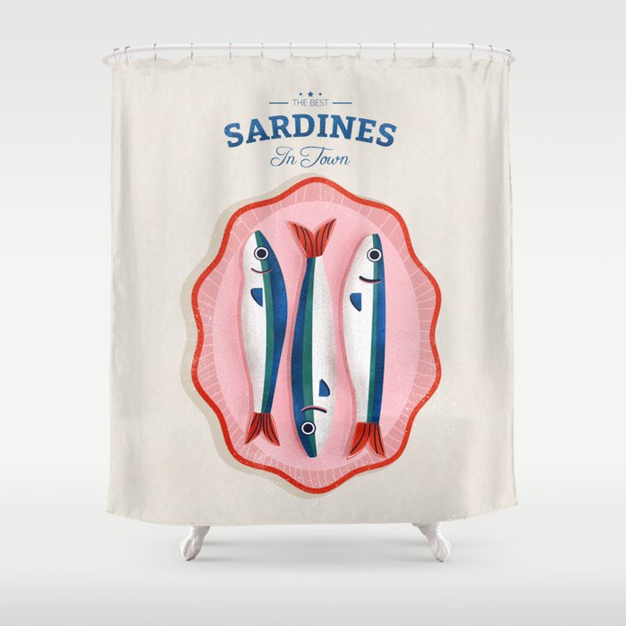 The Best Fish In Town Shower Curtain Gallery Image 1
