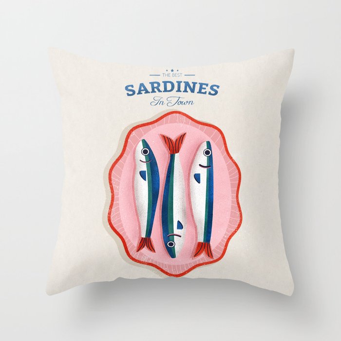 The Best Fish In Town Throw Pillow Gallery Image 1