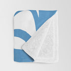 Pastel Blue Bush Throw Blanket Gallery Image 3