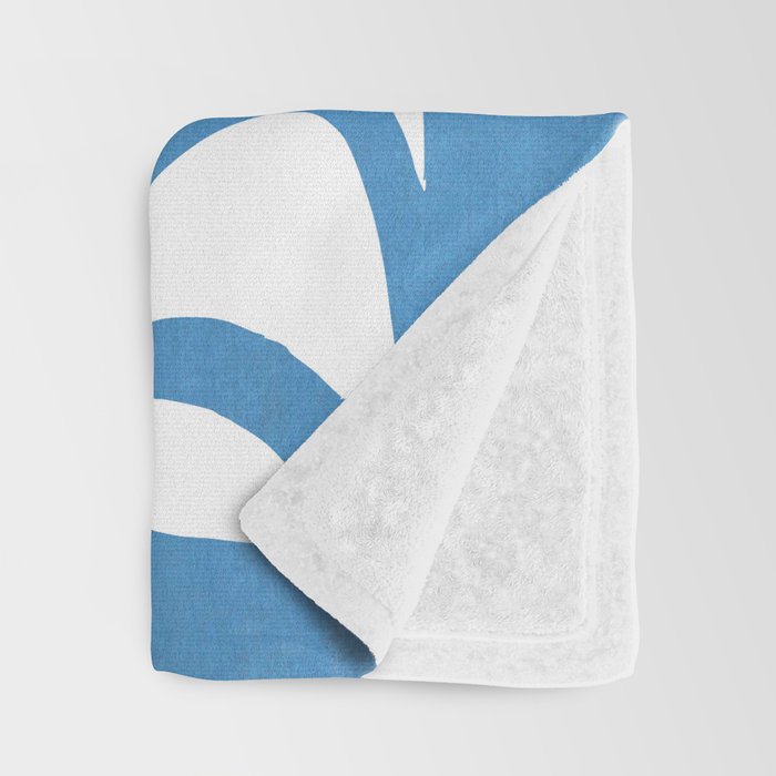 Pastel Blue Bush Throw Blanket Gallery Image 3