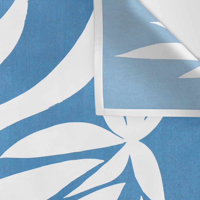Pastel Blue Bush Wall Tapestry Gallery Image 3