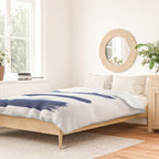 Indigo Brush Strokes | No. 2 Duvet Cover Gallery Image 2