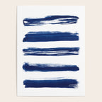 Indigo Brush Strokes | No. 2 Poster Gallery Image 4