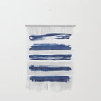 Indigo Brush Strokes | No. 2 Wall Hanging Gallery Image 1
