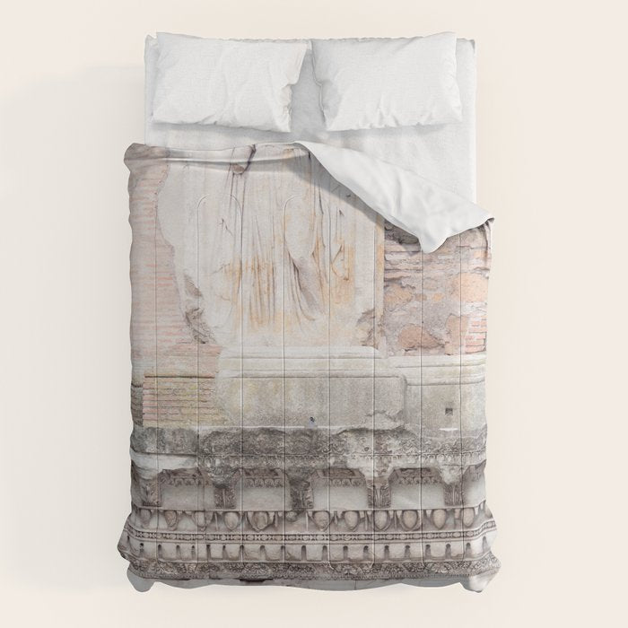 Minerva Temple - Rome Forum Architecture Photography Comforter Gallery Image 6