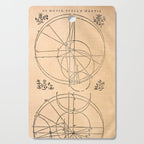 The orbit of Mars, from Kepler's Astronomia Nova (1609) Cutting Board Gallery Image 1