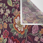 Casbah Magenta Burgundy Floral Wall Tapestry Gallery Image 3