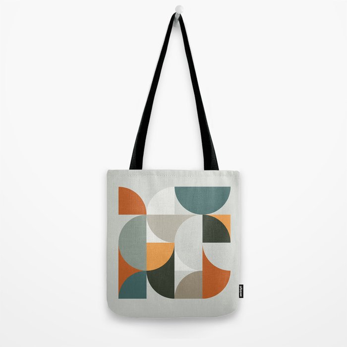 Mid Century Geometric 12 Tote Bag Gallery Image 2
