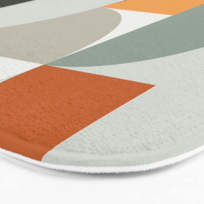 Mid Century Geometric 12 Bath Mat Gallery Image 3