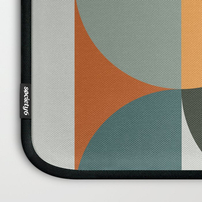 Mid Century Geometric 12 Laptop Sleeve Gallery Image 3