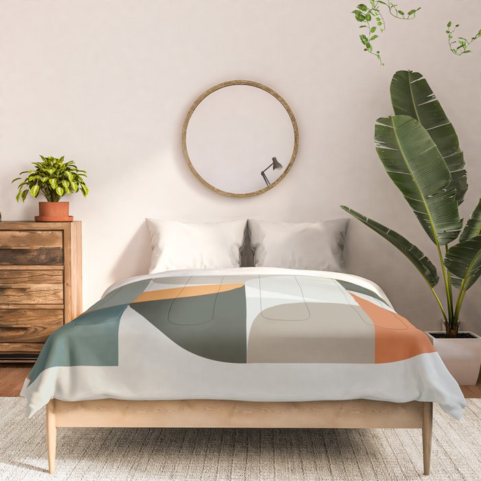 Mid Century Geometric 12 Comforter Gallery Image 3