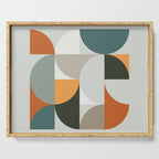 Mid Century Geometric 12 Serving Tray Gallery Image 1