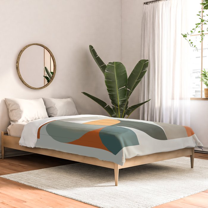 Mid Century Geometric 12 Comforter Gallery Image 2
