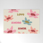 Retro Love Art Print  Welcome Mat Gallery Image 1