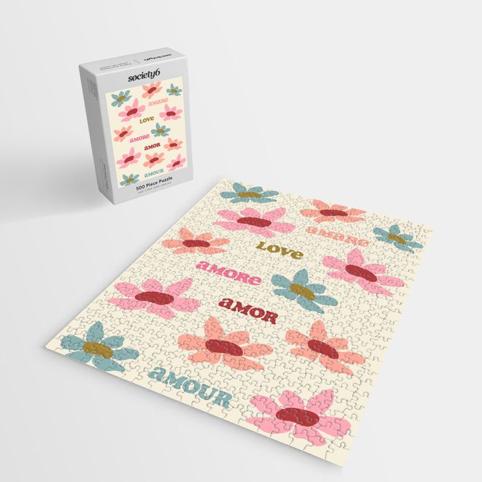Retro Love Art Print  Jigsaw Puzzle Gallery Image 2
