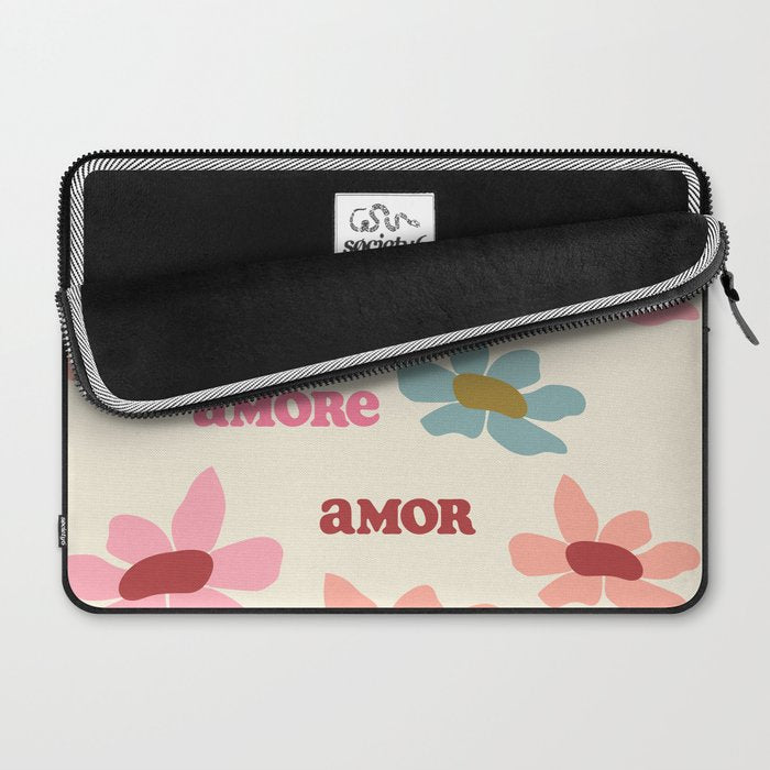 Retro Love Art Print  Laptop Sleeve Gallery Image 2