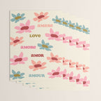 Retro Love Art Print  Wrapping Paper Gallery Image 3