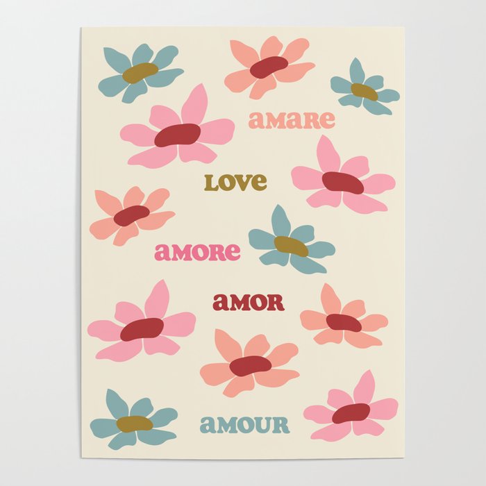 Retro Love Art Print  Poster Gallery Image 4