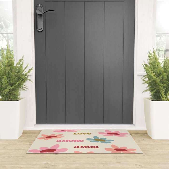 Retro Love Art Print  Welcome Mat Gallery Image 3