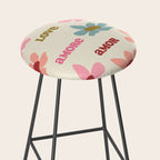 Retro Love Art Print  Stool Gallery Image 2