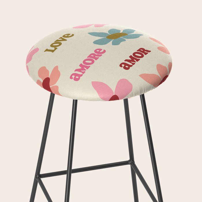Retro Love Art Print  Stool Gallery Image 2