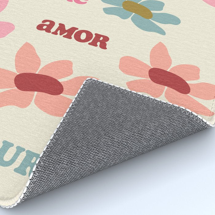 Retro Love Art Print  Rug Gallery Image 4