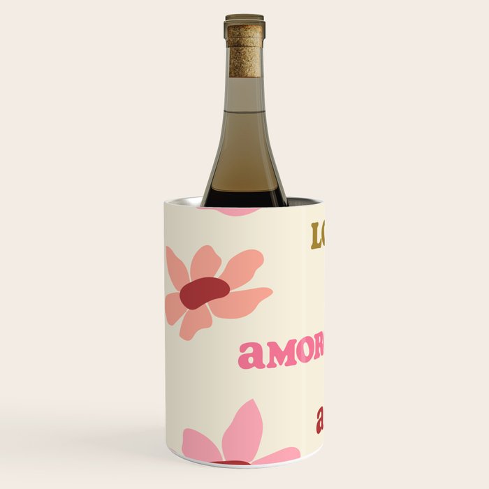 Retro Love Art Print  Wine Chiller Gallery Image 2