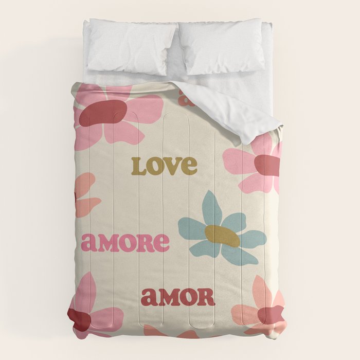 Retro Love Art Print  Comforter Gallery Image 6