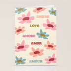 Retro Love Art Print  Stationery Card Gallery Image 2