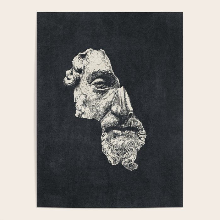 MARCUS AURELIUS ANTONINUS AUGUSTUS / Ink - Dark Poster Gallery Image 4